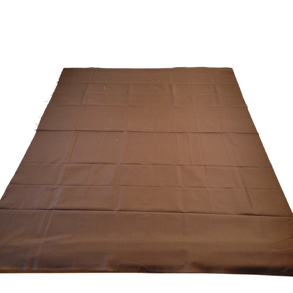 Cotton Fabric Solid Brown 33x44in Quilting Sewing Material Unbranded Piece